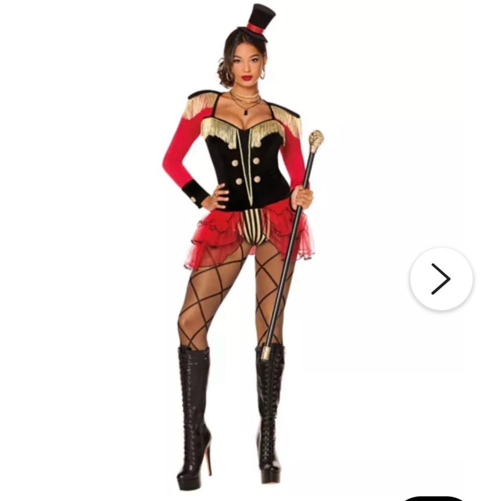 Ringmaster Kids Costume - Red and Black